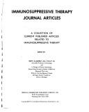 Immunosuppressive therapy journal articles