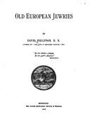 Old European Jewries