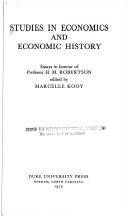Studies in economics and economic history