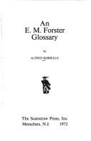 An E. M. Forster glossary
