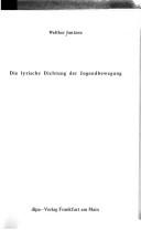 Die lyrische Dichtung der Jugendbewegung