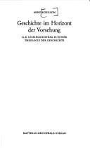 Geschichte im Horizont der Vorsehung