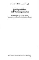 Sozialgeschichte und Wirkungsästhetik