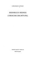 Heinrich Heines lyrische Dichtung