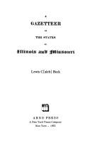 A gazetteer of the states of Illinois and Missouri