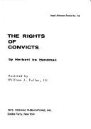 The rights of convicts