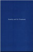 Insanity And Its Treatment