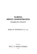 Nursing service administration