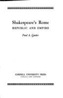 Shakespeare's Rome, Republic and Empire