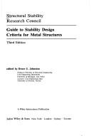 Guide to stability design criteria for metal structures
