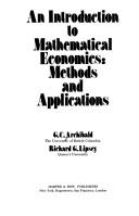 An introduction to mathematical economics