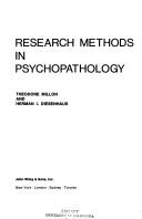 Research methods in psychopathology