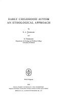 Early childhood autism