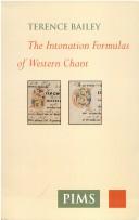The intonation formulas of Western Chant