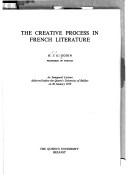 The creative process in French literature