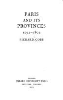 Paris and its provinces, 1792-1802