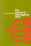 The nature of managerial work