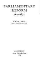 Parliamentary reform 1640-1832