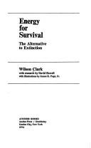 Energy for survival