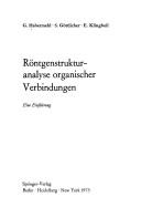 Röntgenstrukturanalyse organischer Verbindungen