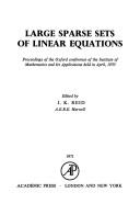 Large sparse sets of linear equations