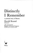 Distinctly I remember