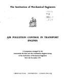 Air pollution control in transport engines