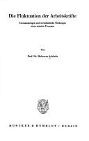 Die Fluktuation der Arbeitskräfte