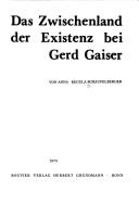 Das Zwischenland der Existenz bei Gerd Gaiser
