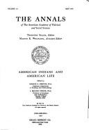 American Indians and American life