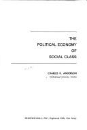 The political economy of social class