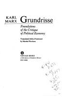Marx's Grundrisse