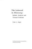 The leitword in Minnesang