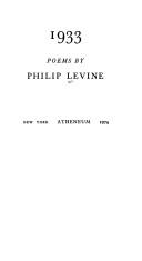 1933; poems