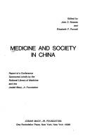 Medicine and society in China