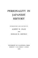 Personality in Japanese history