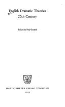 English dramatic theories