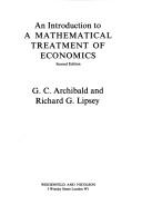 An introduction to a mathematical treatment of economics