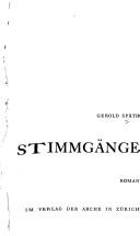 Stimmgänge