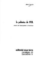 La polèmica de 1928