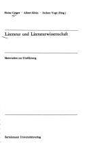 Literatur und Literaturwissenschaft