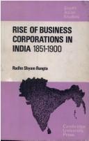 The rise of business corporations in India, 1851-1900