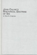 John Calvin's rhetorical doctrine of sin