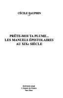 Prête-moi ta plume--