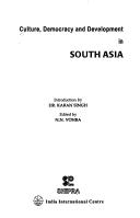 Culture, democracy, and development in South Asia