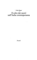 Il culto dei morti nell'Italia contemporanea