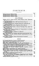 The Emerging Telecommunications Technologies Act of 1991