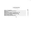 Reform to prevent violations in the marketing of government securities, including findings and recommendations of the subcommittee