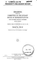 President's mid-session review