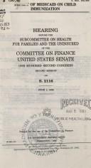 Impact of Medicaid on child immunization